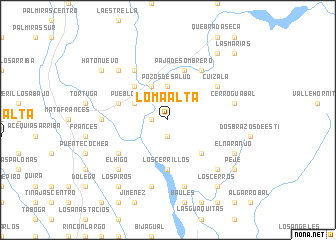 map of Loma Alta