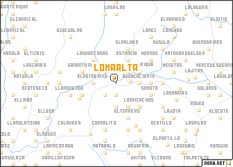 map of Loma Alta