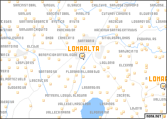 map of Loma Alta