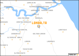 map of Loma Alta