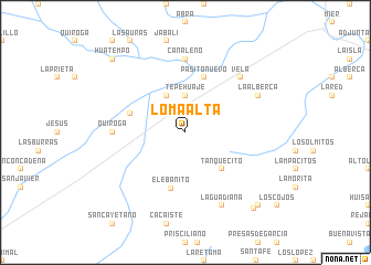 map of Loma Alta