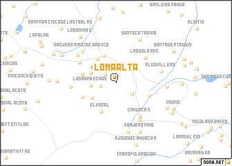 map of Loma Alta