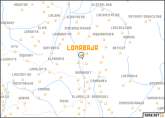 map of Loma Baja