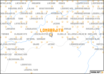 map of Loma Bajita