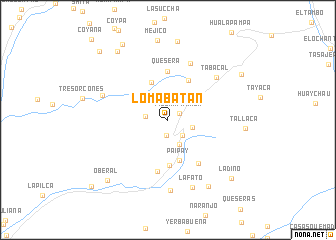 map of Loma Batán