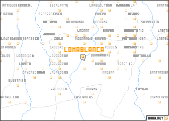 map of Loma Blanca