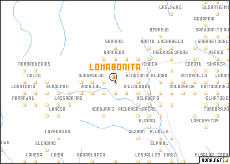 map of Loma Bonita