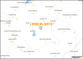 map of Loma Caliente