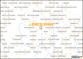 map of Loma Colorada