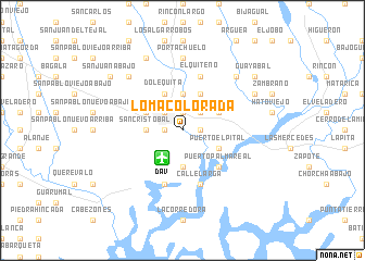 map of Loma Colorada