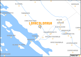 map of Loma Colorada