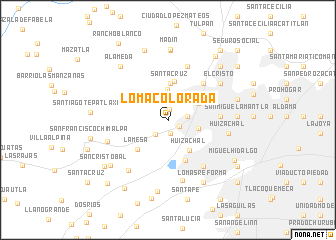 map of Loma Colorada