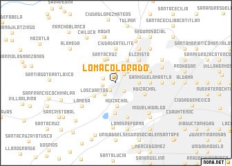 map of Loma Colorado