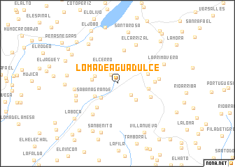 map of Loma de Agua Dulce