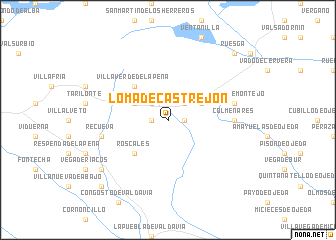 map of Loma de Castrejón