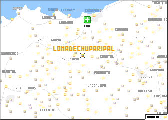 map of Loma de Chuparipal