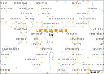 map of Loma de Enmedio