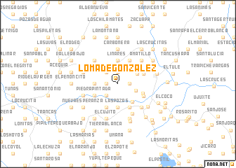 map of Loma de González