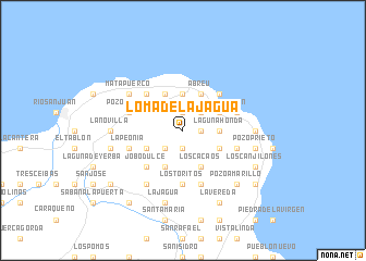 map of Loma de la Jagua