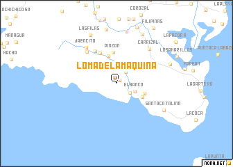 map of Loma de la Máquina