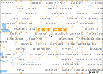 map of Loma del Ganado