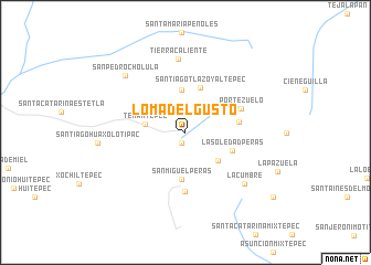 map of Loma del Gusto