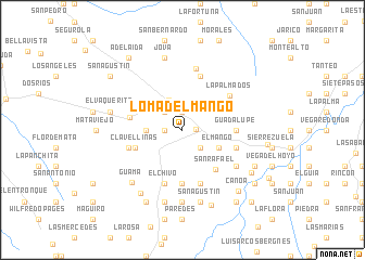 map of Loma del Mango