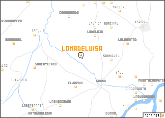 map of Loma de Luisa