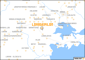 map of Loma de Pilón