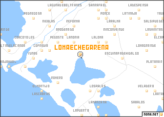 map of Loma Echegareña