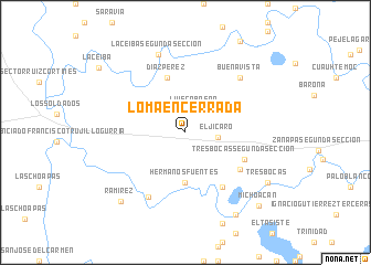 map of Loma Encerrada