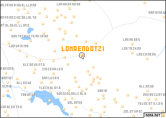 map of Loma Endotzi