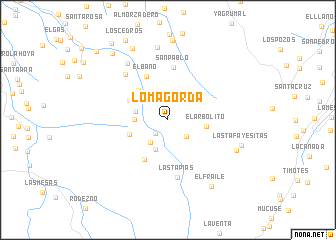 map of Loma Gorda