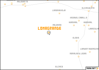 map of Loma Grande