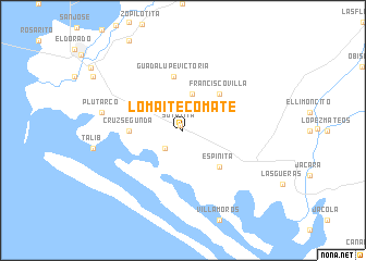 map of Loma Itecomate