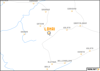map of Lomai