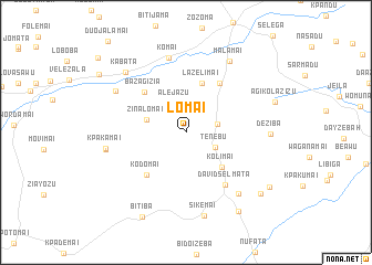 map of Lomai