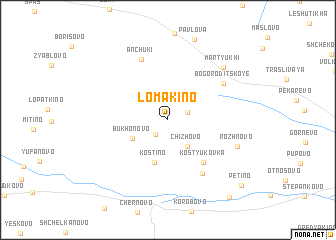map of Lomakino
