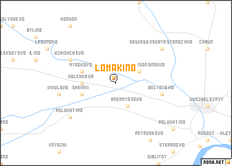 map of Lomakino