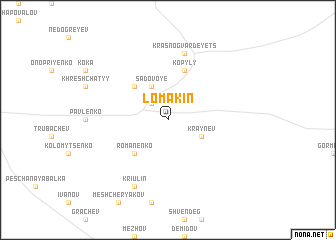 map of Lomakin