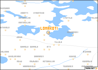 map of Lomakoti