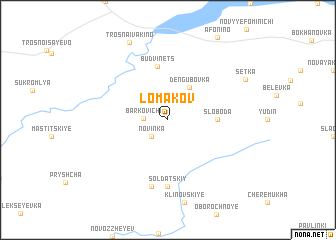 map of Lomakov