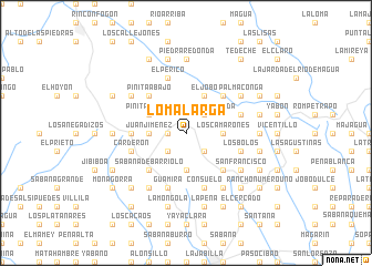 map of Loma Larga