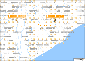 map of Loma Larga