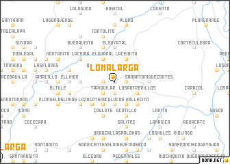 map of Loma Larga