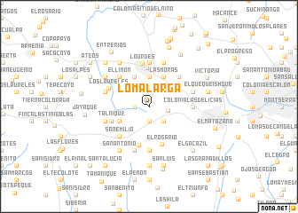 map of Loma Larga