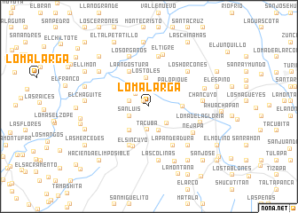 map of Loma Larga