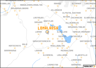 map of Loma Larga