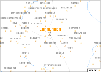 map of Loma Larga