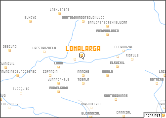 map of Loma Larga